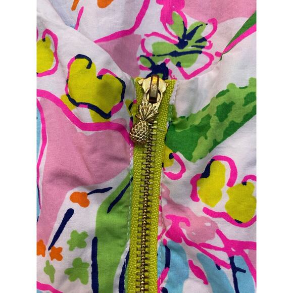 Lilly Pulitzer 20th Anniversary Nosey Posey Floral Print Shift Mini Dress Size 2 - Picture 2 of 7